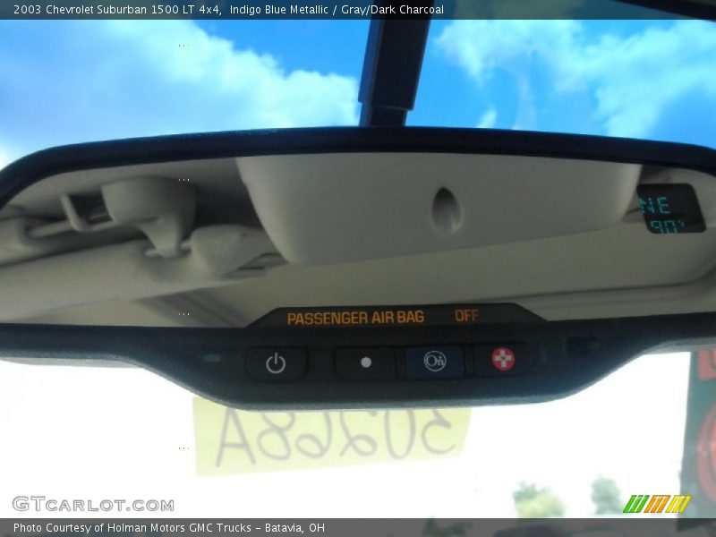 Indigo Blue Metallic / Gray/Dark Charcoal 2003 Chevrolet Suburban 1500 LT 4x4