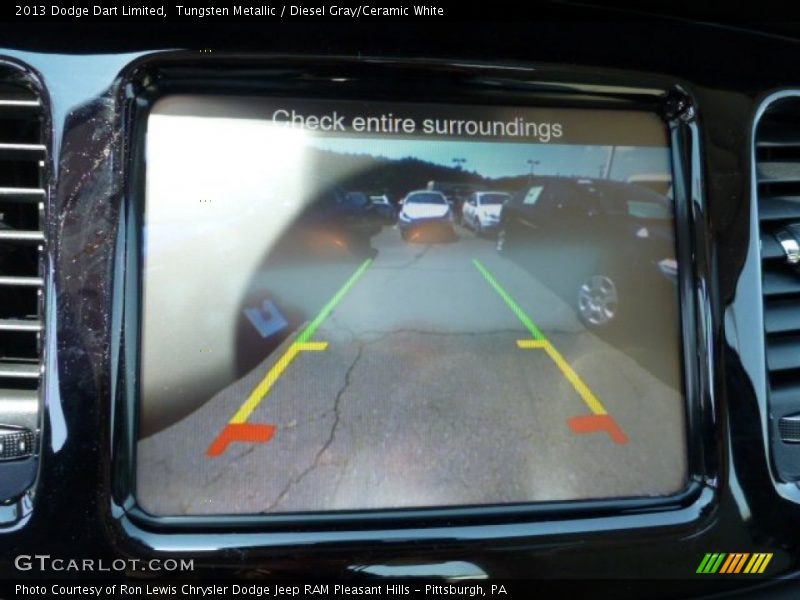 Tungsten Metallic / Diesel Gray/Ceramic White 2013 Dodge Dart Limited