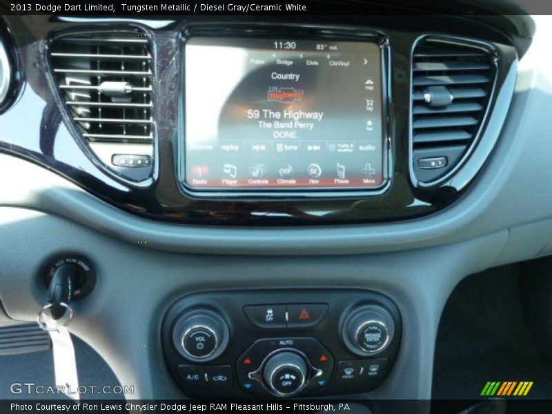 Tungsten Metallic / Diesel Gray/Ceramic White 2013 Dodge Dart Limited