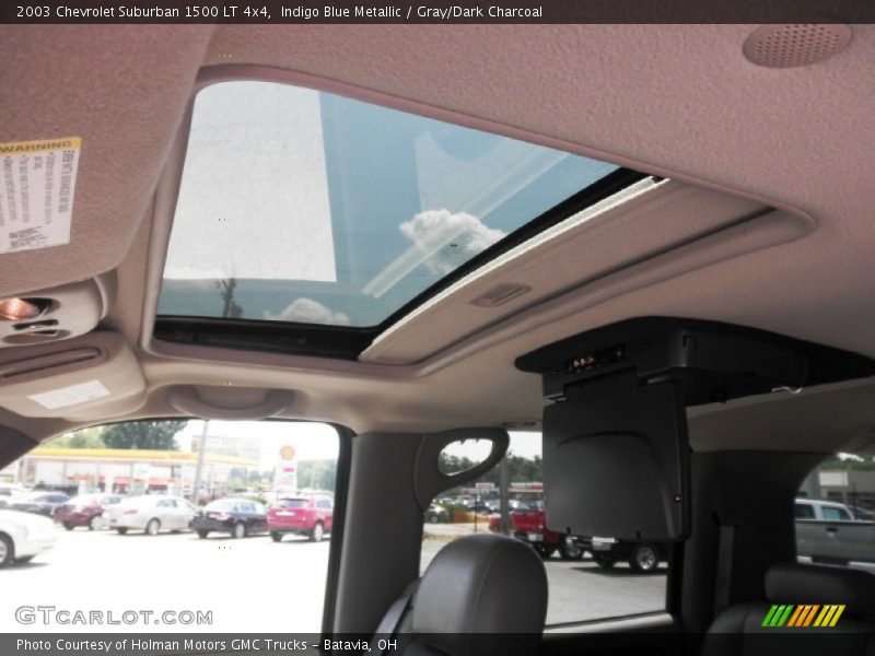 Indigo Blue Metallic / Gray/Dark Charcoal 2003 Chevrolet Suburban 1500 LT 4x4