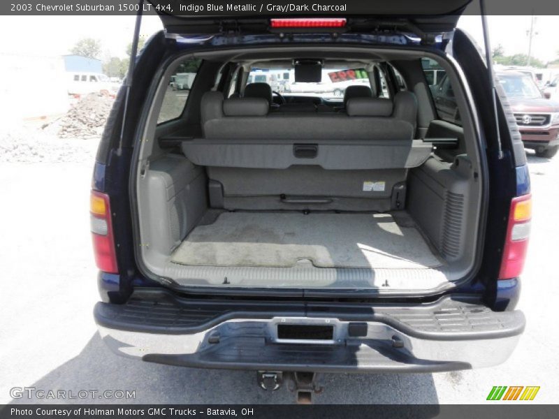 Indigo Blue Metallic / Gray/Dark Charcoal 2003 Chevrolet Suburban 1500 LT 4x4