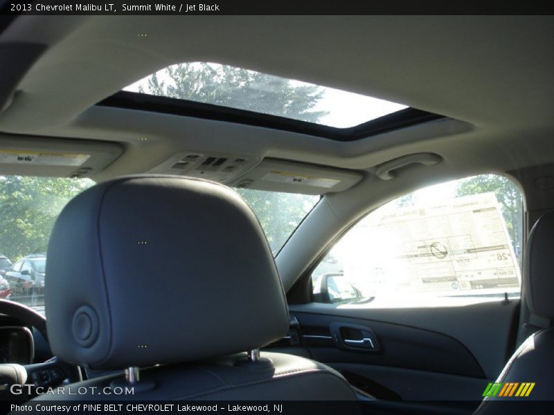 Summit White / Jet Black 2013 Chevrolet Malibu LT