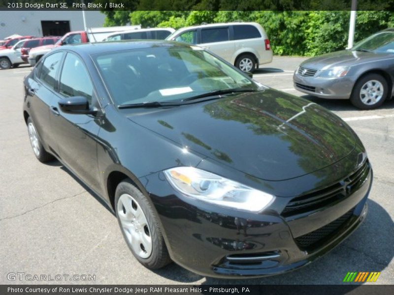 Pitch Black / Black 2013 Dodge Dart SE
