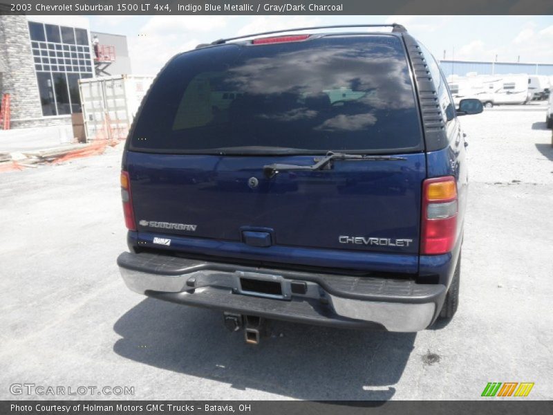 Indigo Blue Metallic / Gray/Dark Charcoal 2003 Chevrolet Suburban 1500 LT 4x4