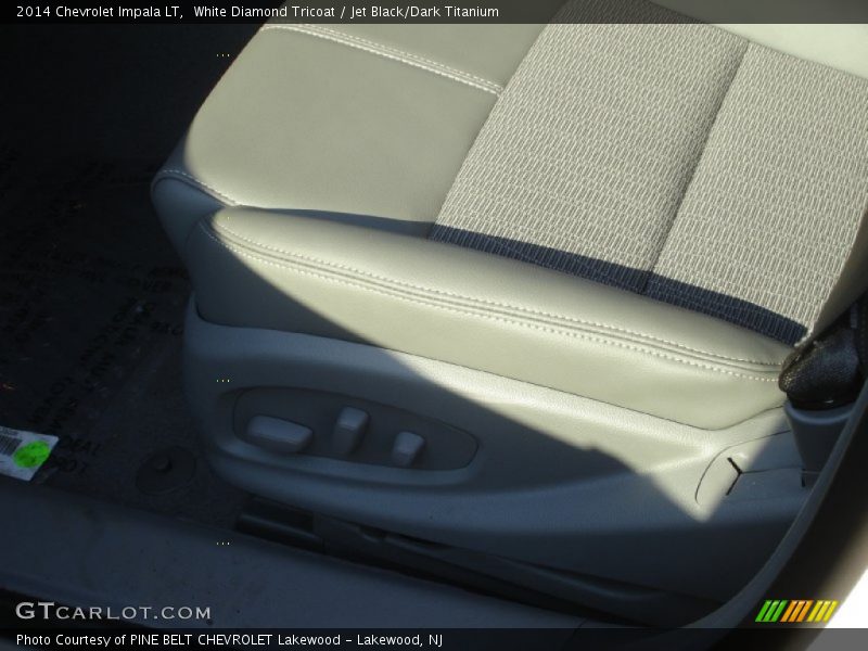 White Diamond Tricoat / Jet Black/Dark Titanium 2014 Chevrolet Impala LT