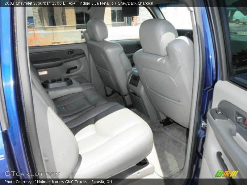 Indigo Blue Metallic / Gray/Dark Charcoal 2003 Chevrolet Suburban 1500 LT 4x4