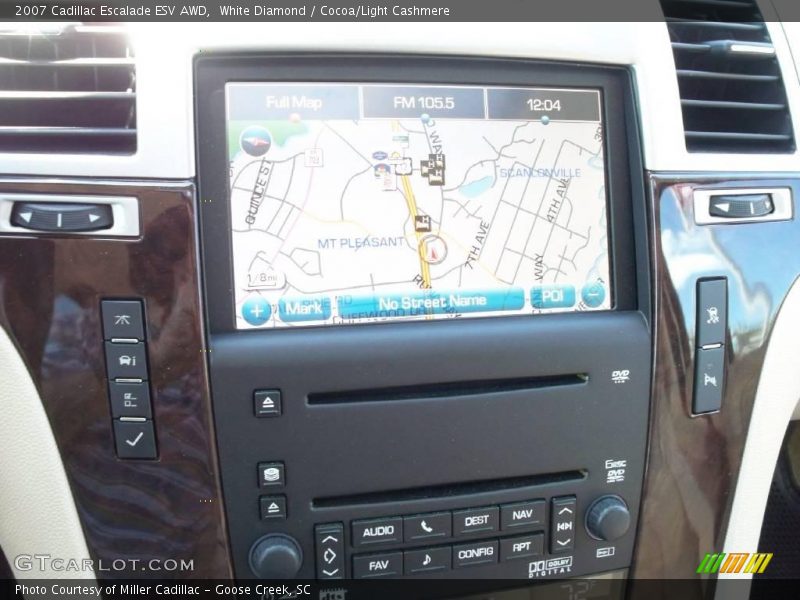 White Diamond / Cocoa/Light Cashmere 2007 Cadillac Escalade ESV AWD