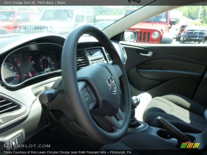 Pitch Black / Black 2013 Dodge Dart SE