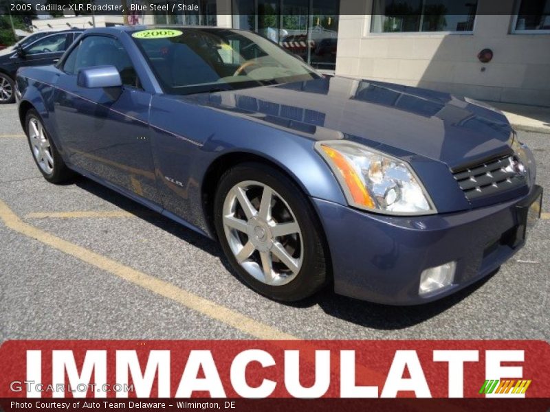 Blue Steel / Shale 2005 Cadillac XLR Roadster