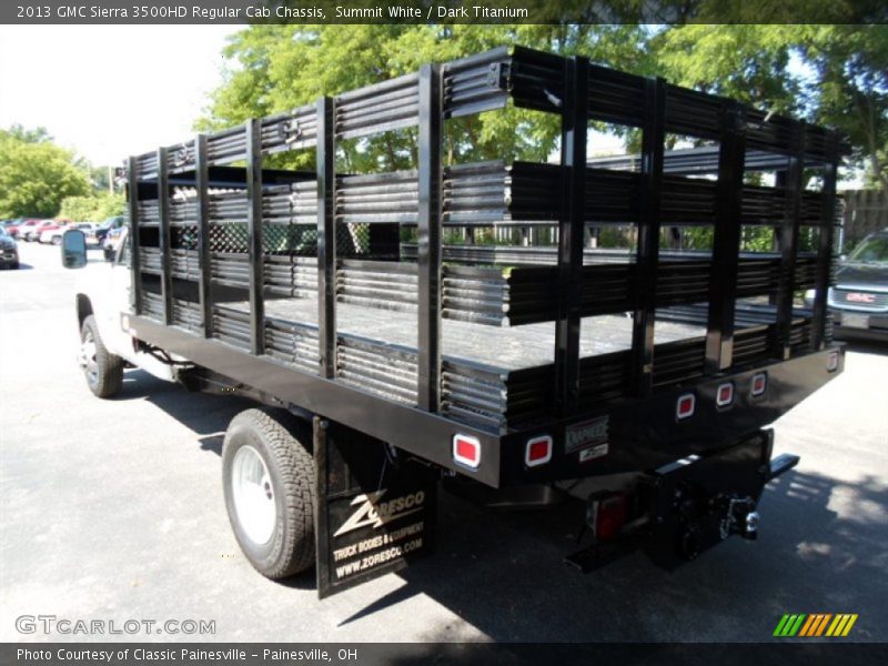 Summit White / Dark Titanium 2013 GMC Sierra 3500HD Regular Cab Chassis