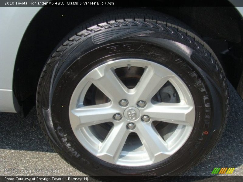 Classic Silver Metallic / Ash 2010 Toyota Highlander V6 4WD