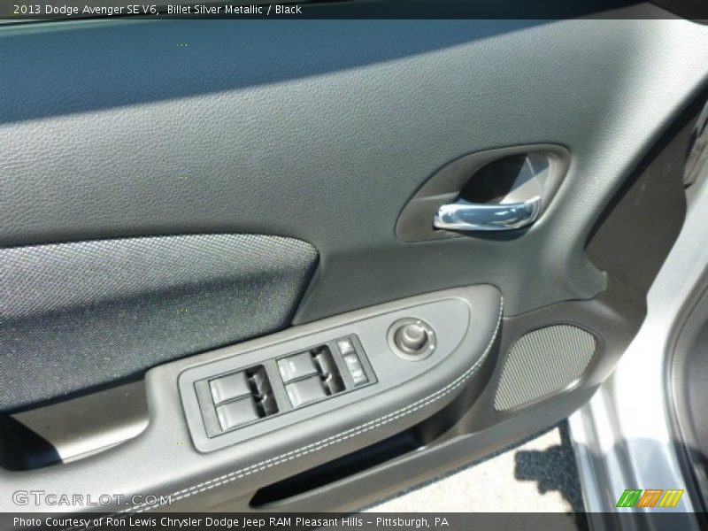 Billet Silver Metallic / Black 2013 Dodge Avenger SE V6