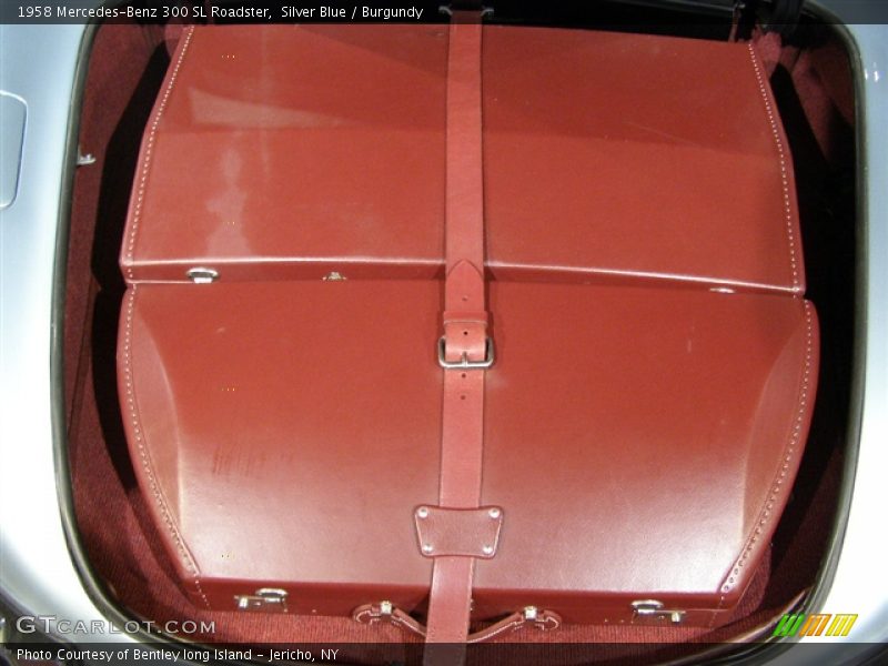 1958 Mercedes-Benz 300SL Roadster, Silver Blue / Burgundy, Trunk, Matching Luggage - 1958 Mercedes-Benz 300 SL Roadster