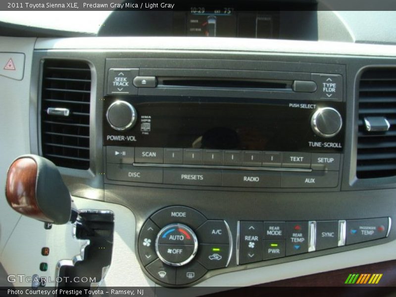 Predawn Gray Mica / Light Gray 2011 Toyota Sienna XLE