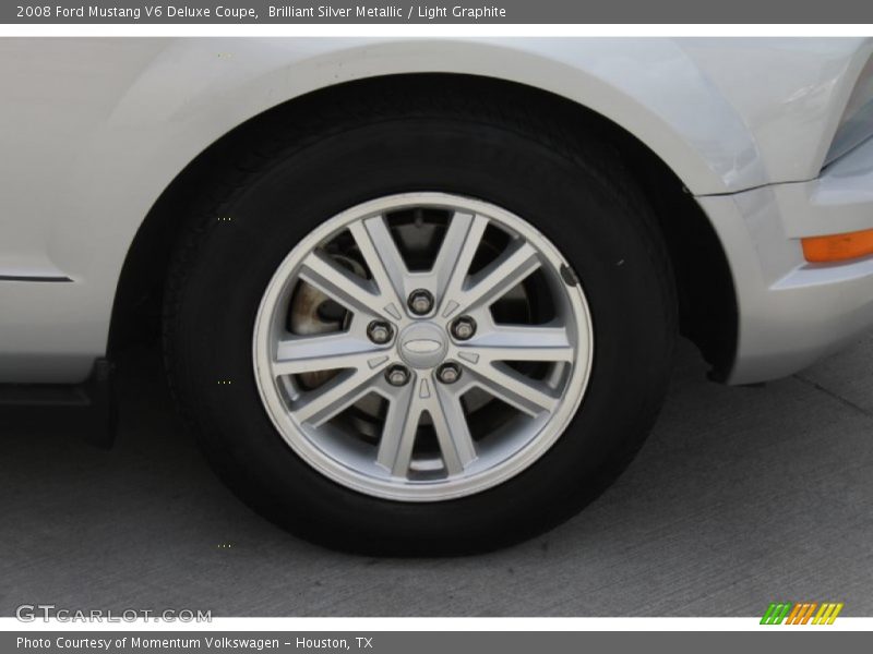 Brilliant Silver Metallic / Light Graphite 2008 Ford Mustang V6 Deluxe Coupe