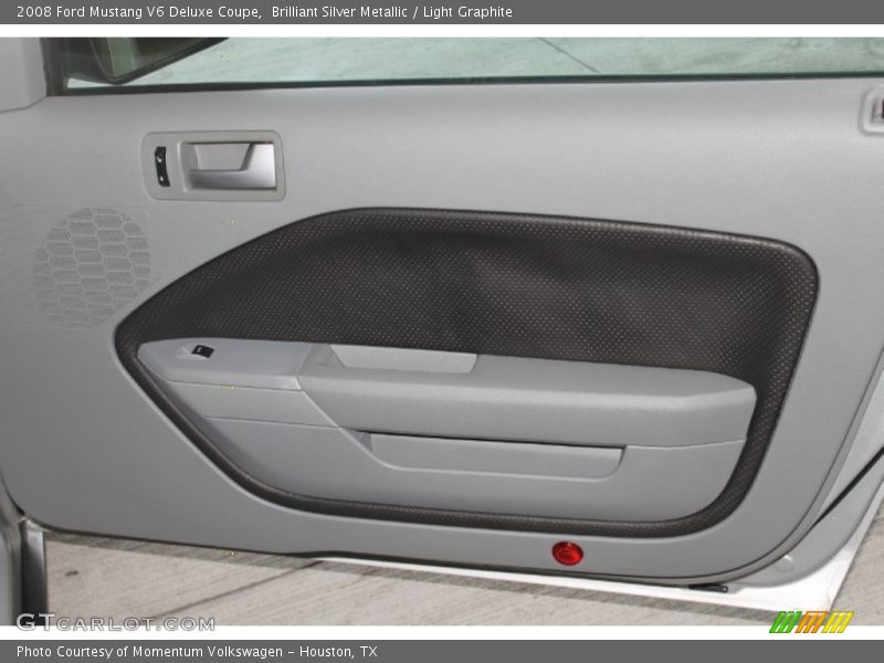 Brilliant Silver Metallic / Light Graphite 2008 Ford Mustang V6 Deluxe Coupe