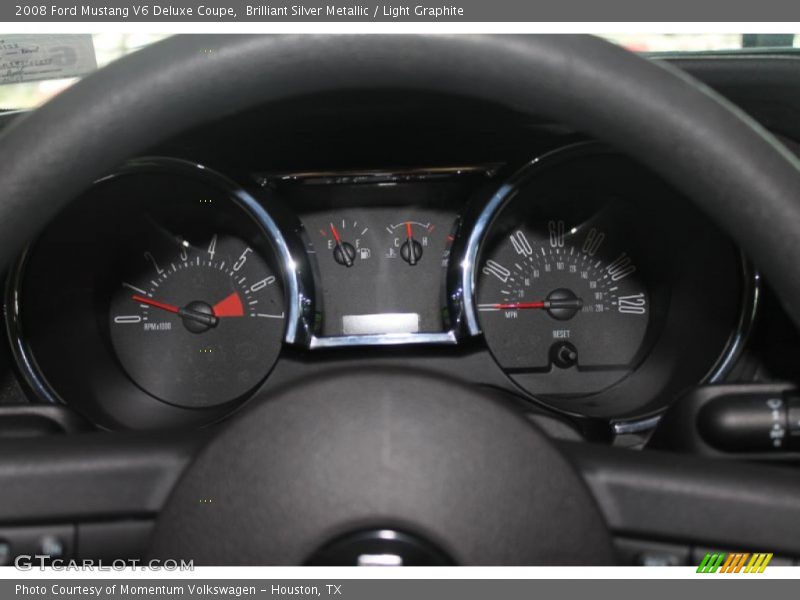 Brilliant Silver Metallic / Light Graphite 2008 Ford Mustang V6 Deluxe Coupe