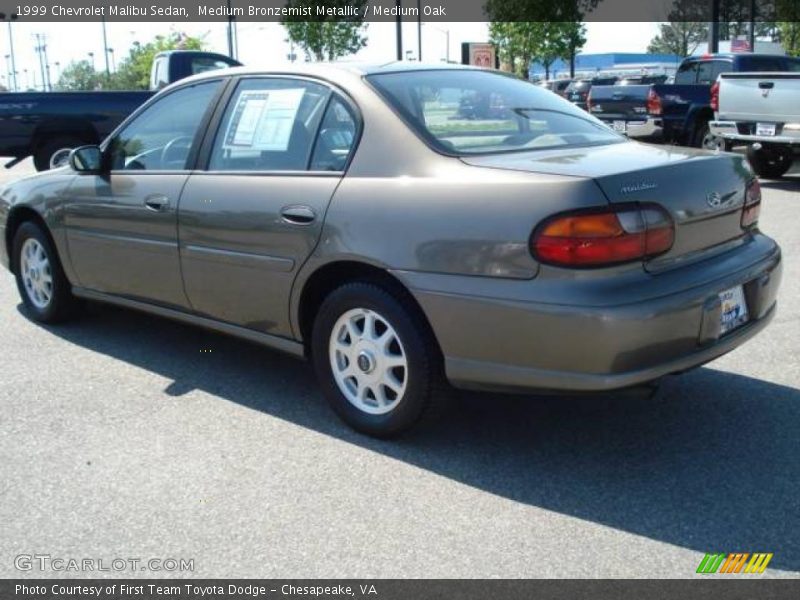 Medium Bronzemist Metallic / Medium Oak 1999 Chevrolet Malibu Sedan