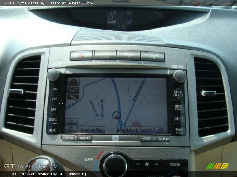 Blizzard White Pearl / Ivory 2010 Toyota Venza I4