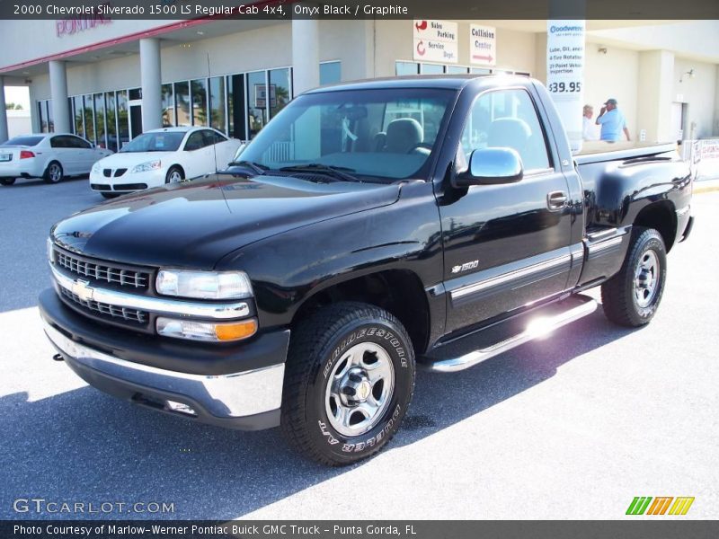 Onyx Black / Graphite 2000 Chevrolet Silverado 1500 LS Regular Cab 4x4