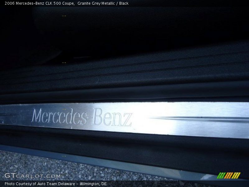 Granite Grey Metallic / Black 2006 Mercedes-Benz CLK 500 Coupe