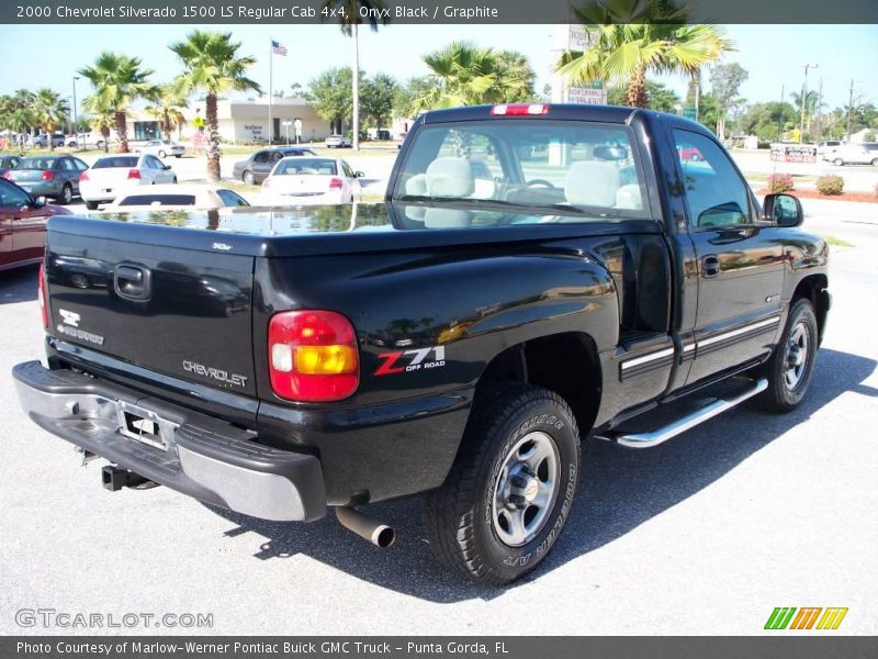 Onyx Black / Graphite 2000 Chevrolet Silverado 1500 LS Regular Cab 4x4