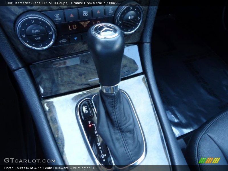 Granite Grey Metallic / Black 2006 Mercedes-Benz CLK 500 Coupe