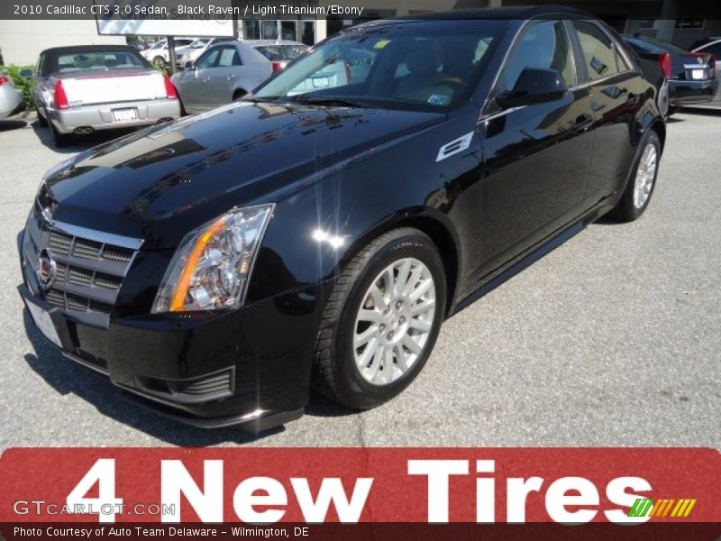 Black Raven / Light Titanium/Ebony 2010 Cadillac CTS 3.0 Sedan