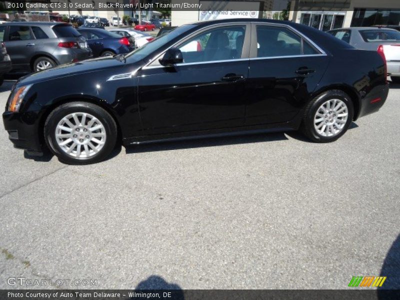 Black Raven / Light Titanium/Ebony 2010 Cadillac CTS 3.0 Sedan