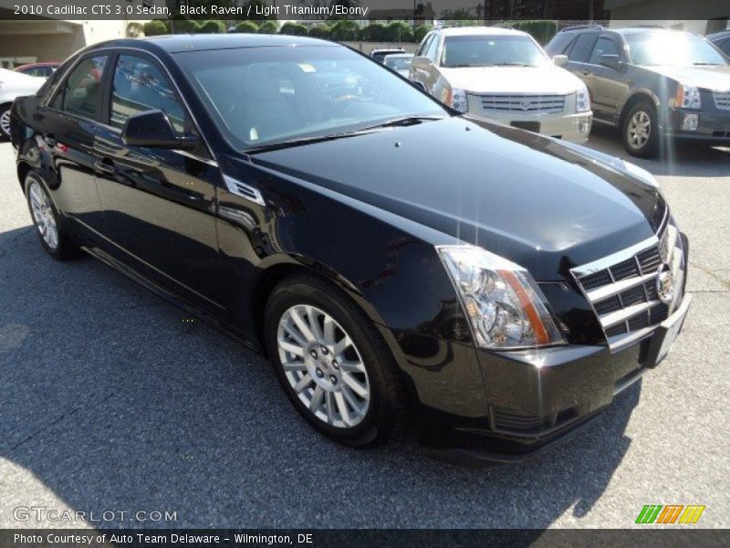 Black Raven / Light Titanium/Ebony 2010 Cadillac CTS 3.0 Sedan