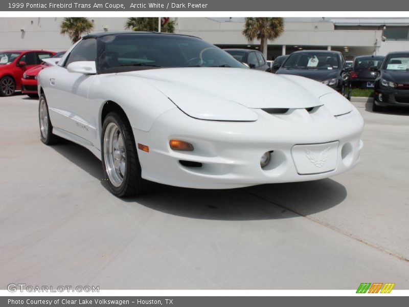 Arctic White / Dark Pewter 1999 Pontiac Firebird Trans Am Coupe