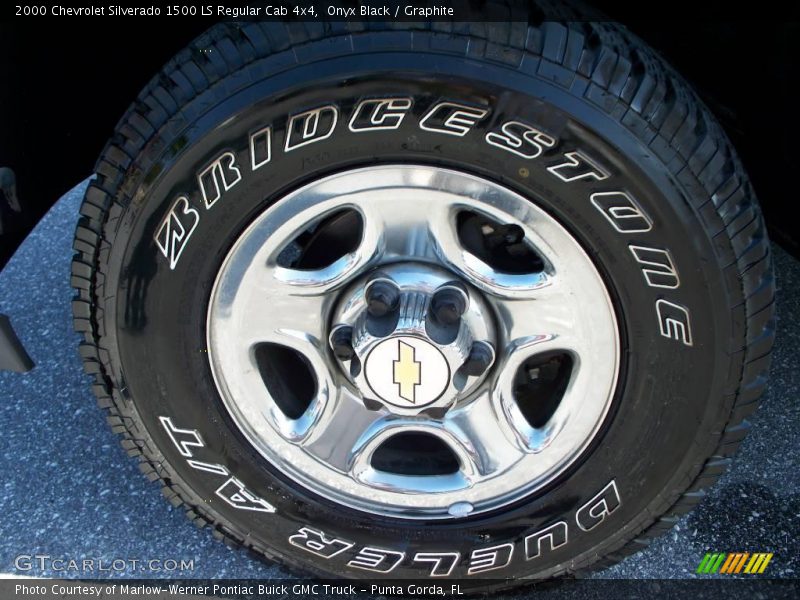 Onyx Black / Graphite 2000 Chevrolet Silverado 1500 LS Regular Cab 4x4