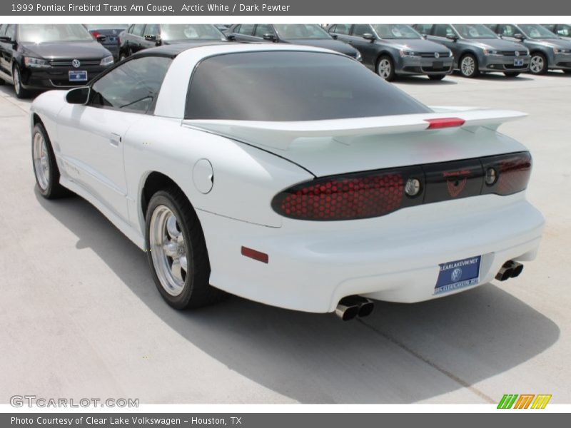 Arctic White / Dark Pewter 1999 Pontiac Firebird Trans Am Coupe
