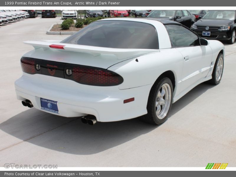 Arctic White / Dark Pewter 1999 Pontiac Firebird Trans Am Coupe