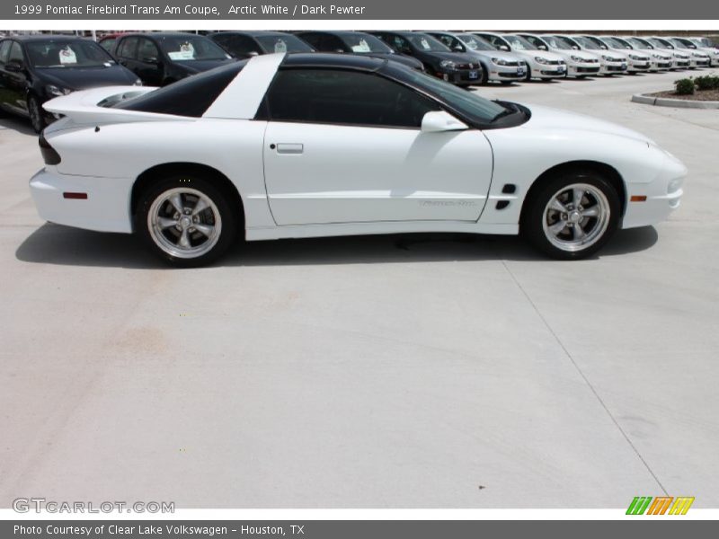 Arctic White / Dark Pewter 1999 Pontiac Firebird Trans Am Coupe