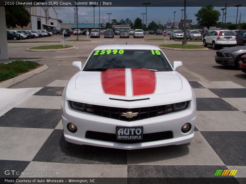 Summit White / Black 2010 Chevrolet Camaro SS/RS Coupe