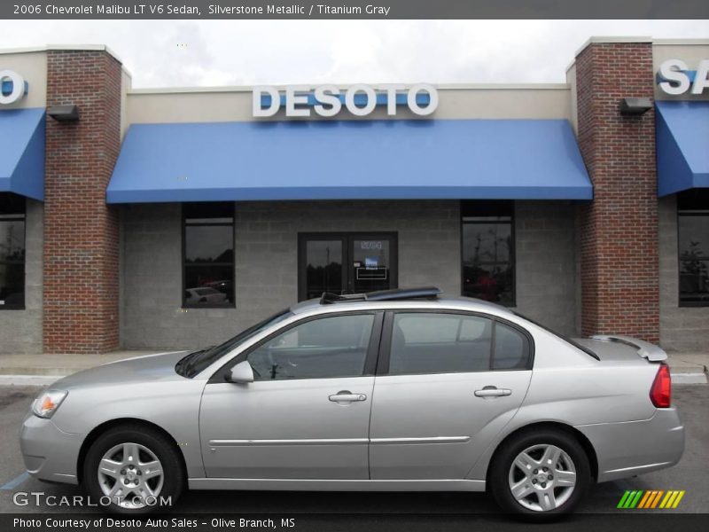 Silverstone Metallic / Titanium Gray 2006 Chevrolet Malibu LT V6 Sedan