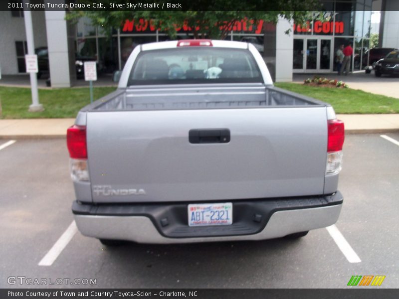 Silver Sky Metallic / Black 2011 Toyota Tundra Double Cab