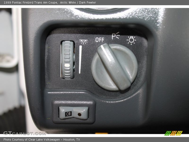 Controls of 1999 Firebird Trans Am Coupe