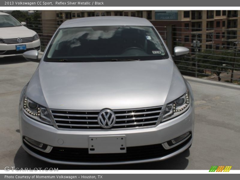 Reflex Silver Metallic / Black 2013 Volkswagen CC Sport