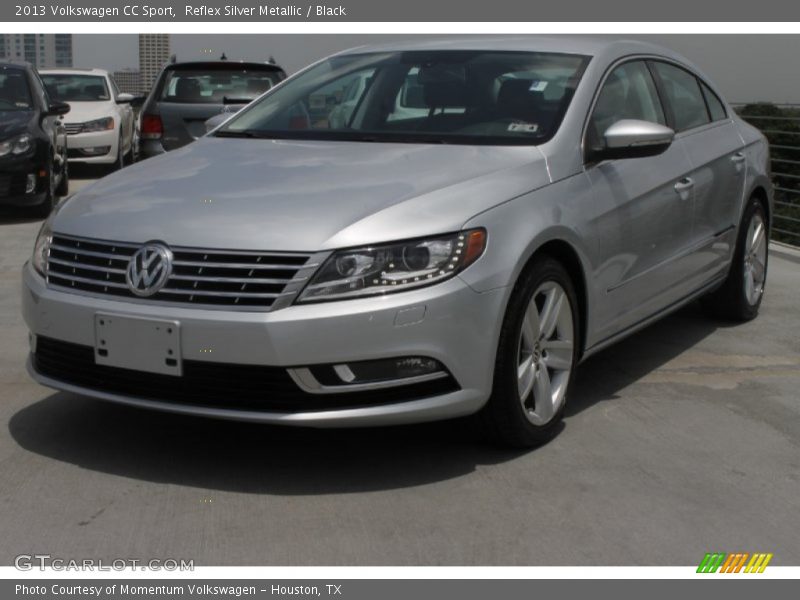 Reflex Silver Metallic / Black 2013 Volkswagen CC Sport