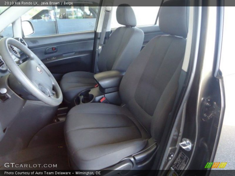Front Seat of 2010 Rondo LX