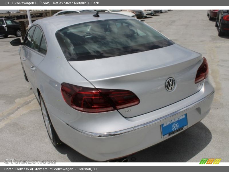 Reflex Silver Metallic / Black 2013 Volkswagen CC Sport