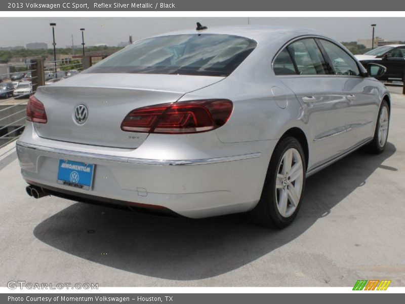 Reflex Silver Metallic / Black 2013 Volkswagen CC Sport