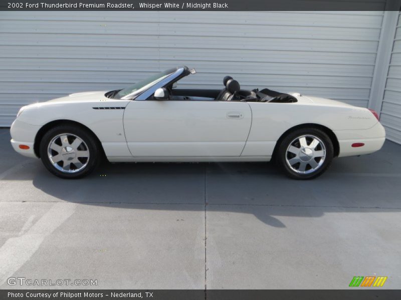 Whisper White / Midnight Black 2002 Ford Thunderbird Premium Roadster