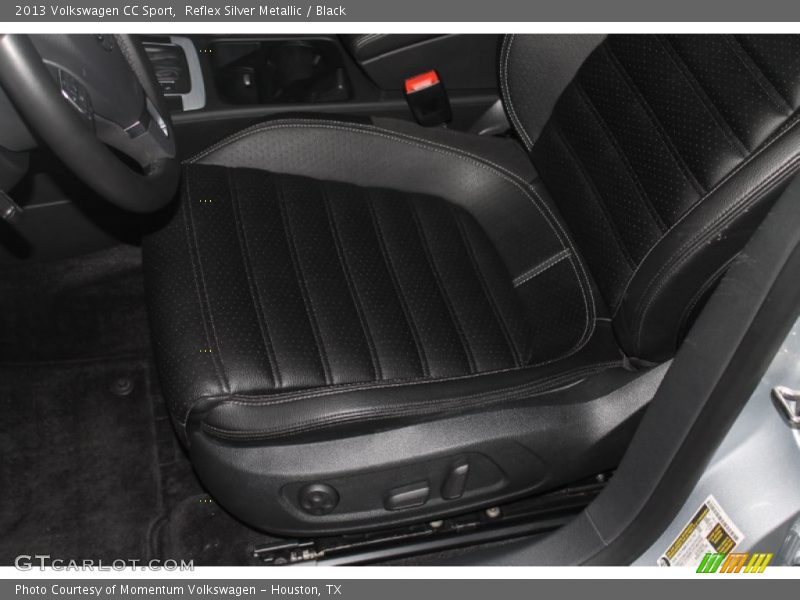 Reflex Silver Metallic / Black 2013 Volkswagen CC Sport