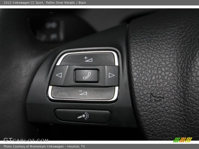 Reflex Silver Metallic / Black 2013 Volkswagen CC Sport