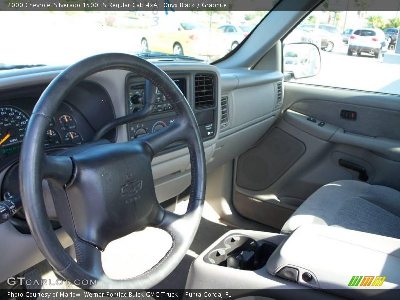 Onyx Black / Graphite 2000 Chevrolet Silverado 1500 LS Regular Cab 4x4