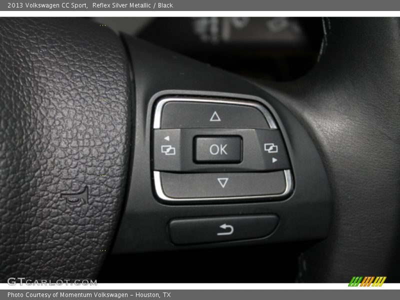 Reflex Silver Metallic / Black 2013 Volkswagen CC Sport