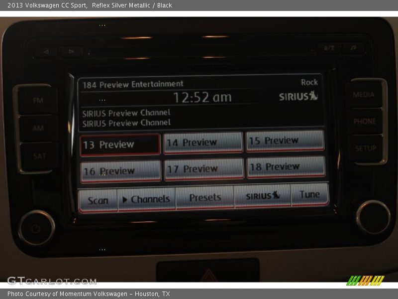 Reflex Silver Metallic / Black 2013 Volkswagen CC Sport